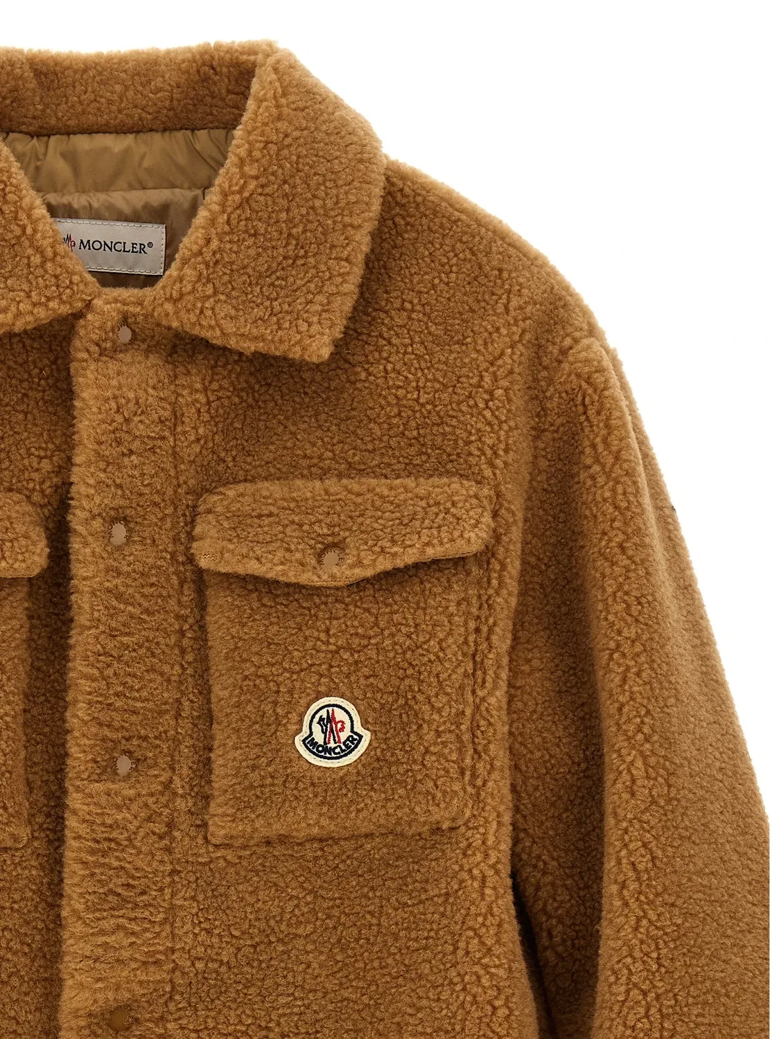 Футболка Тедди Moncler Enfant, коричневый — фото 4