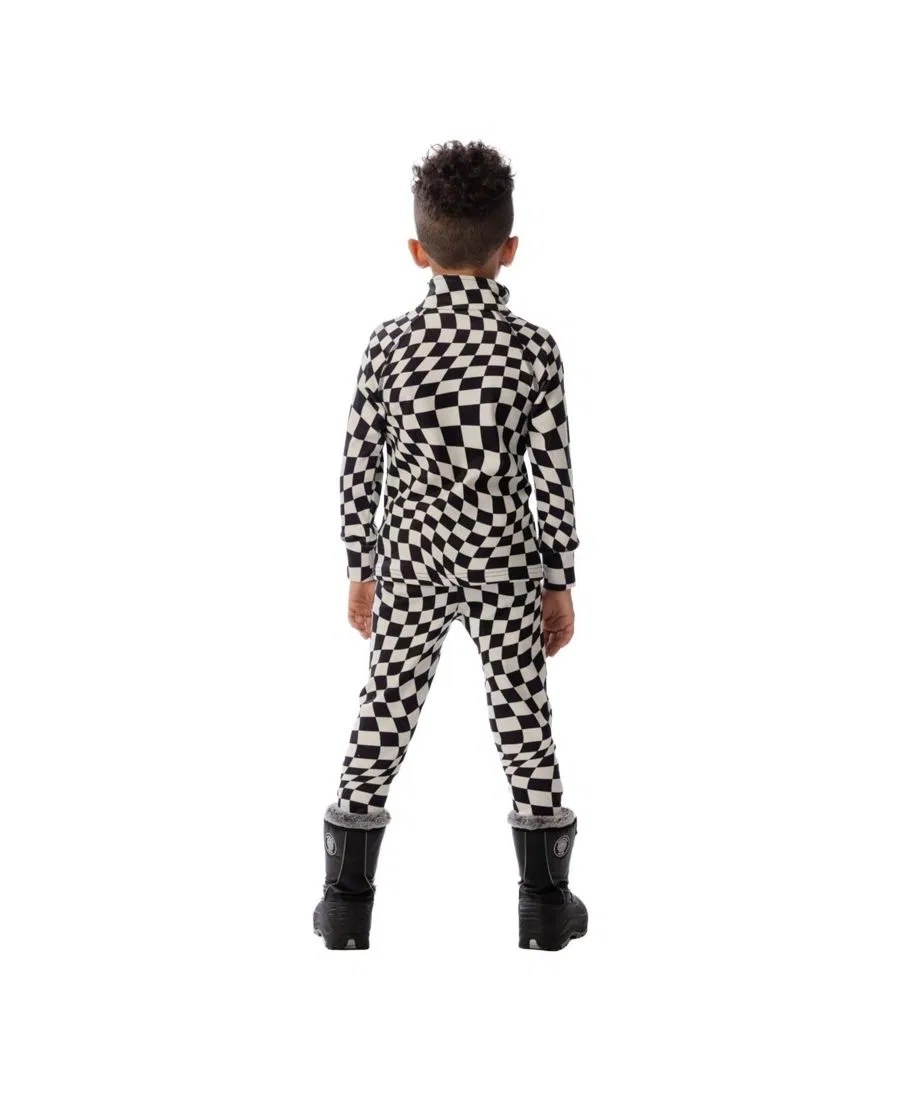 Комплект термобелья Deux par Deux, White Checkered Print — фото 4