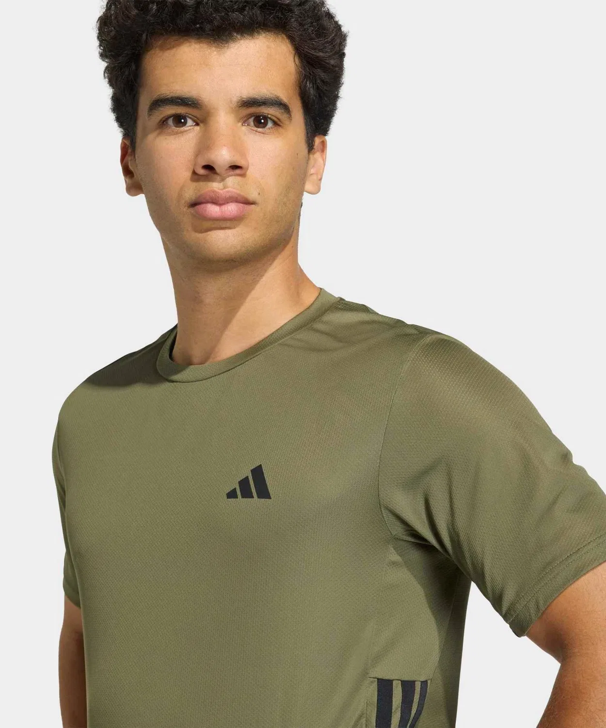 Мужская футболка с длинным рукавом regular fit Adidas, Green — фото 3