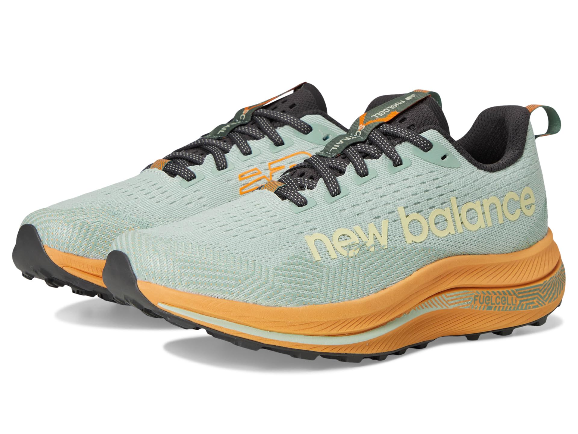Кроссовки New Balance FuelCell SuperComp Trail v1, цвет Clay Ash/Dried Apricot/Dark Juniper