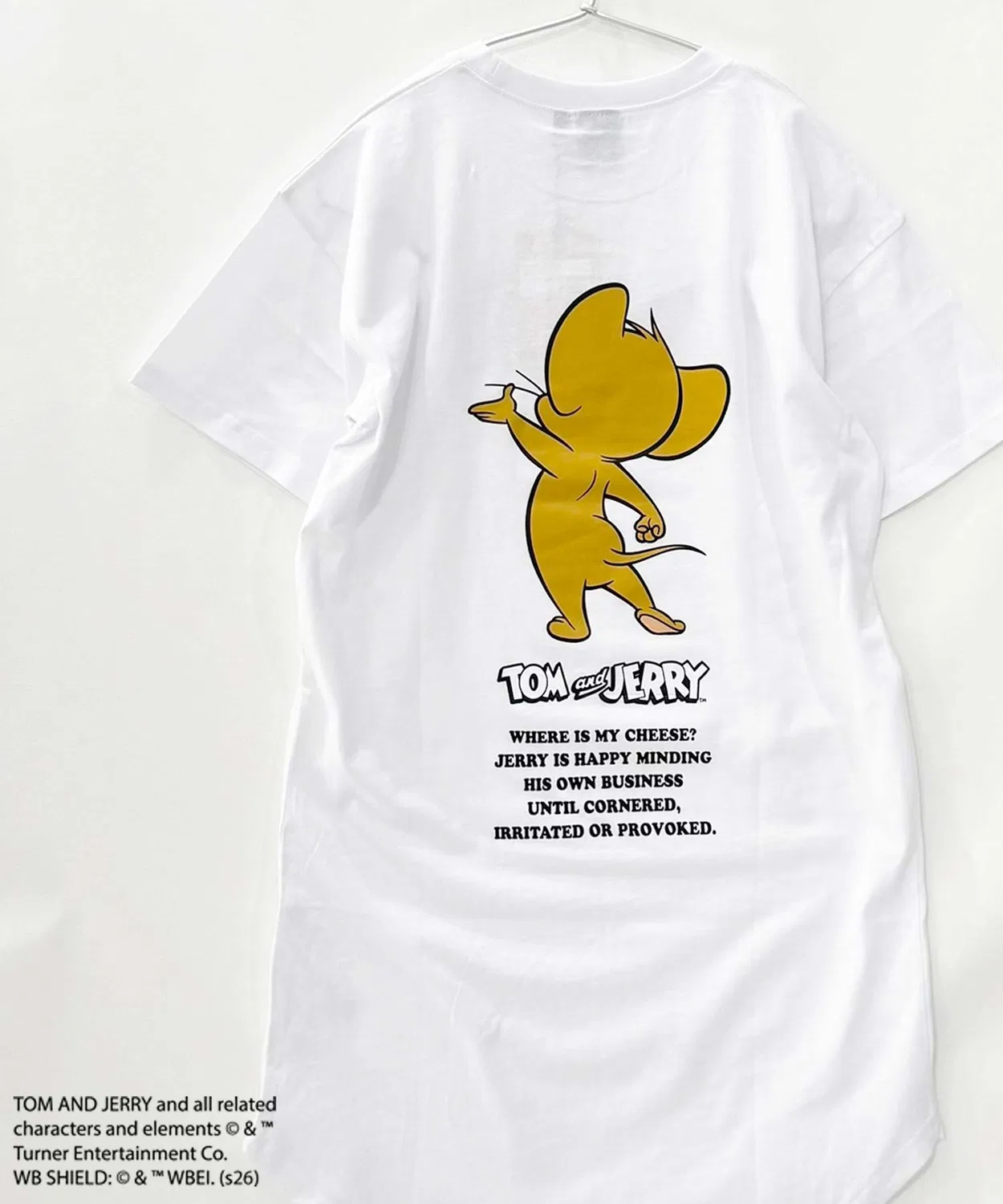 Детское платье для девочек с принтом TOM&JERRY, Off White