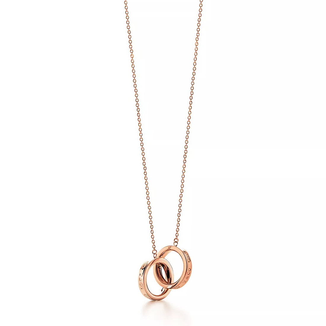 

Подвеска Tiffany & Co. Tiffany 1837 Interlocking Circles, розовое золото