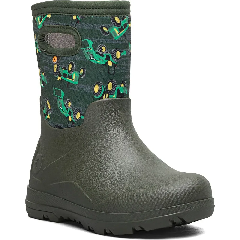 Детские бесшовные резиновые сапоги York WP Bogs, Dark Green Multi