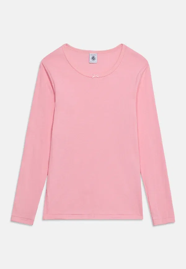 Футболка хлопок Tee 3 pack Petit Bateau Pink, Lilac, Green, зеленый/розовый/сиреневый — фото 3