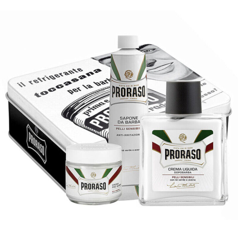 

Proraso Vintage Selection Toccasana набор: крем до бритья, 100 мл + крем для бритья, 100 мл + бальзам после бритья, 100 мл