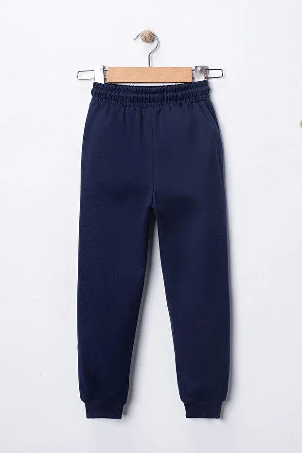 Детские спортивные штаны для мальчиков хлопковые Jogger Lamonde, Navy Blue — фото 2
