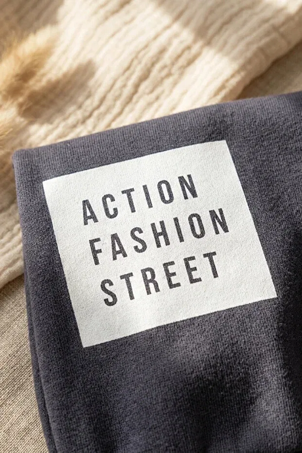 Детский комплект худи и джоггеров из коттона оверсайз Action Street Kids Cocsall Baby, Smoke Grey — фото 4