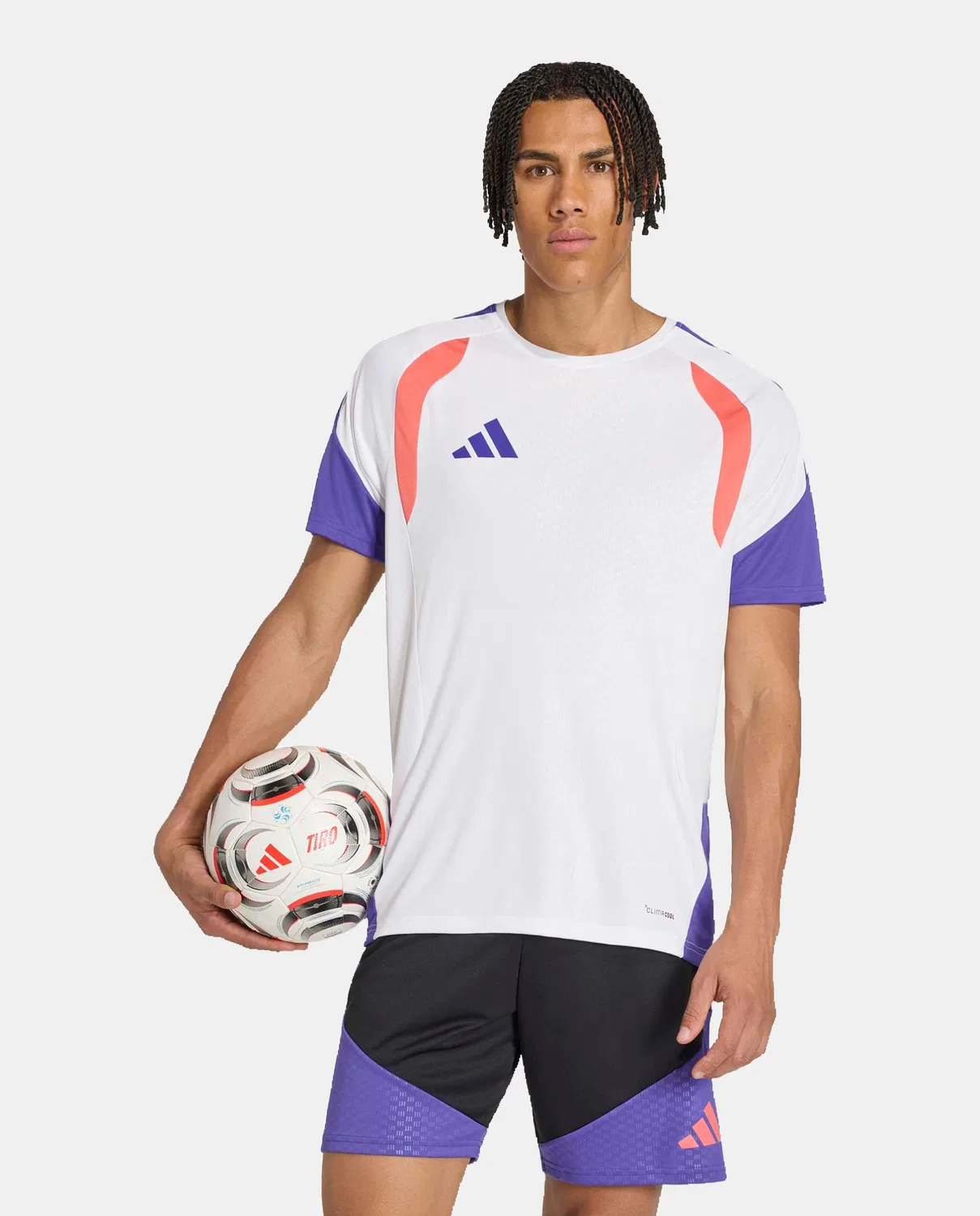 Мужская футболка, Tiro 26, adidas, белый