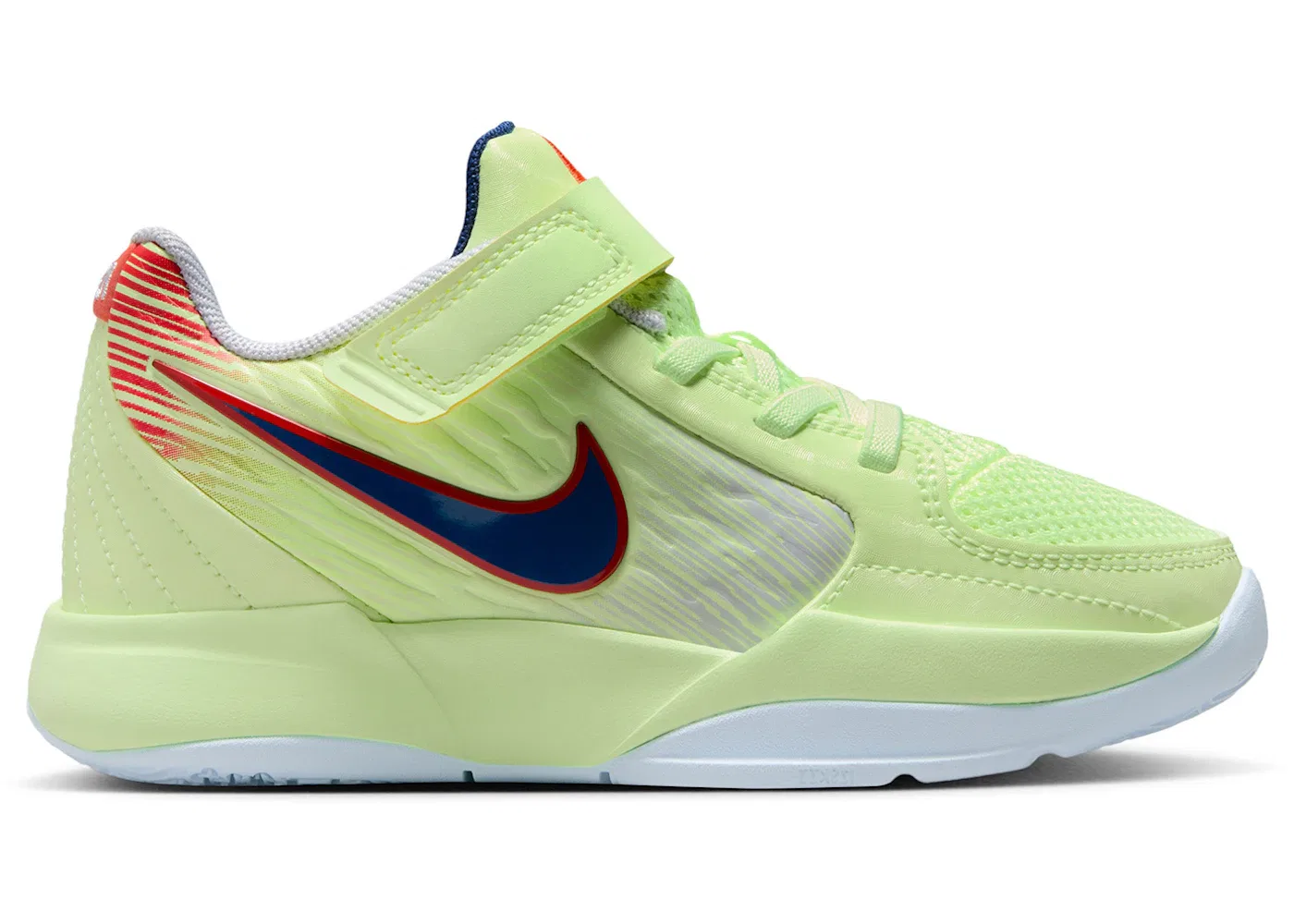 Детские кроссовки для мальчиков с высокими характеристиками Nike Ja 2 Nike, Barely Volt/Football Grey/Picante Red/Blue Void
