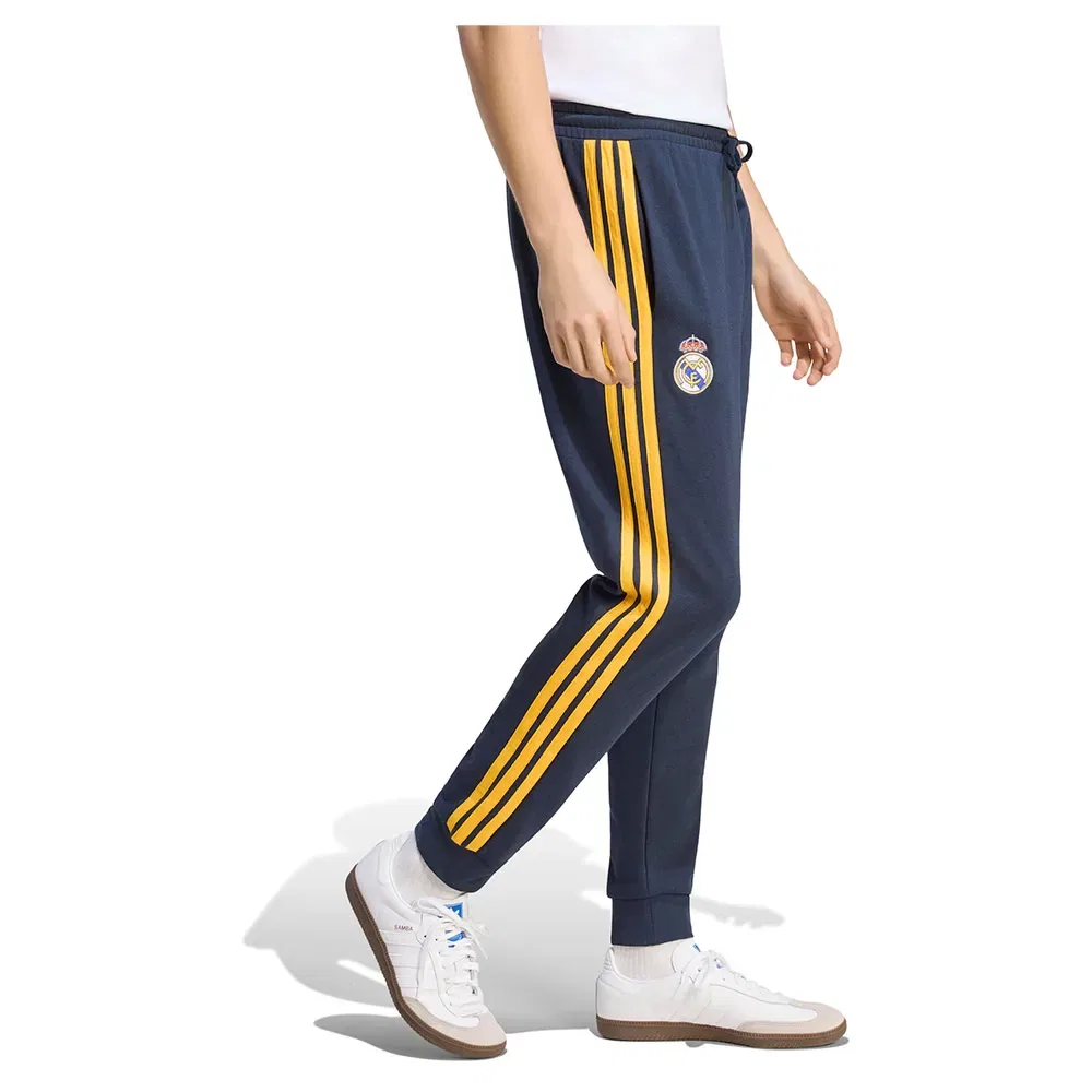 Мужские спортивные брюки с принтом Real Madrid DNA Adidas, Blue