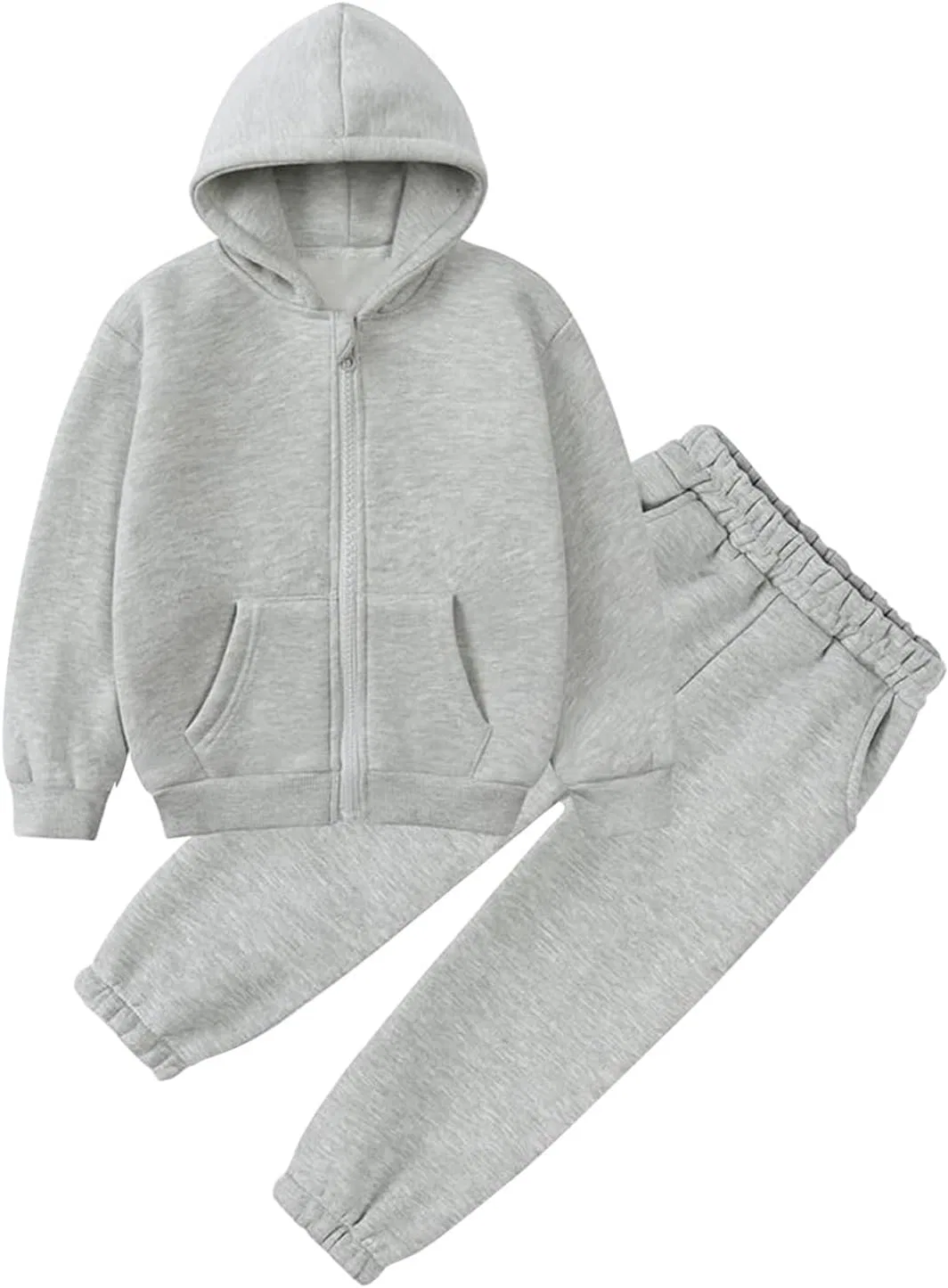 Детский спортивный костюм из флиса Moonker, 2 предмета, Light Ashy