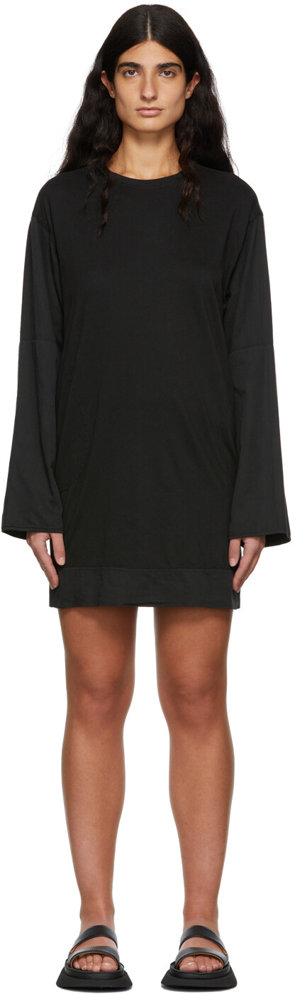 

Черное трикотажное платье Фиби Raquel Allegra, Черный, Черное трикотажное платье Фиби Raquel Allegra