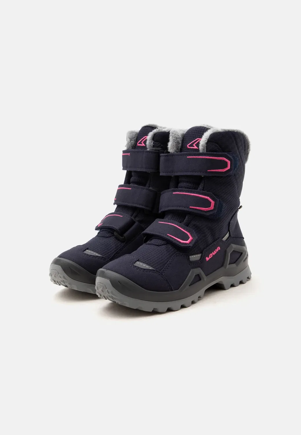 Milo evo gtx hi jr унисекс - походные ботинки Lowa, Navy/Beere — фото 2