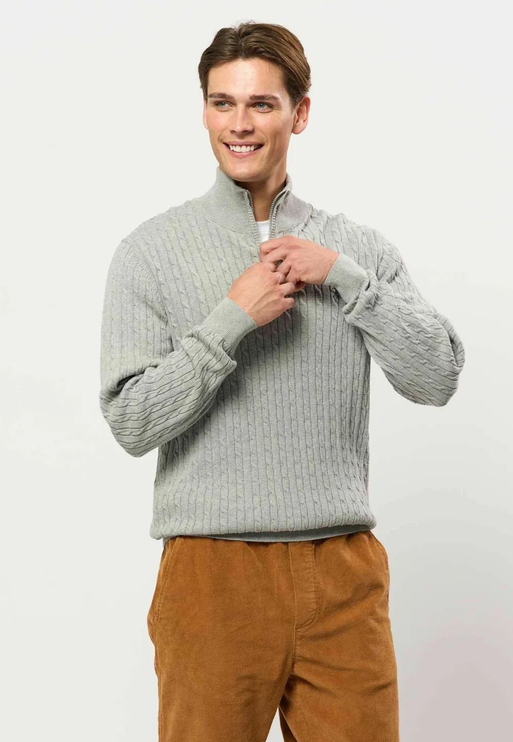 Умромео - джемпер U.S. Polo Assn., Grey Melange