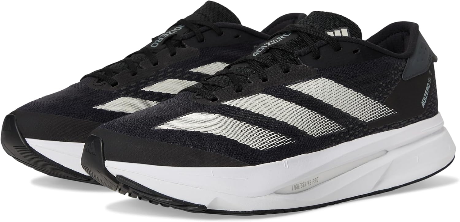 Мужские кроссовки Adidas Adizero SL2, белый/черный — фото 2