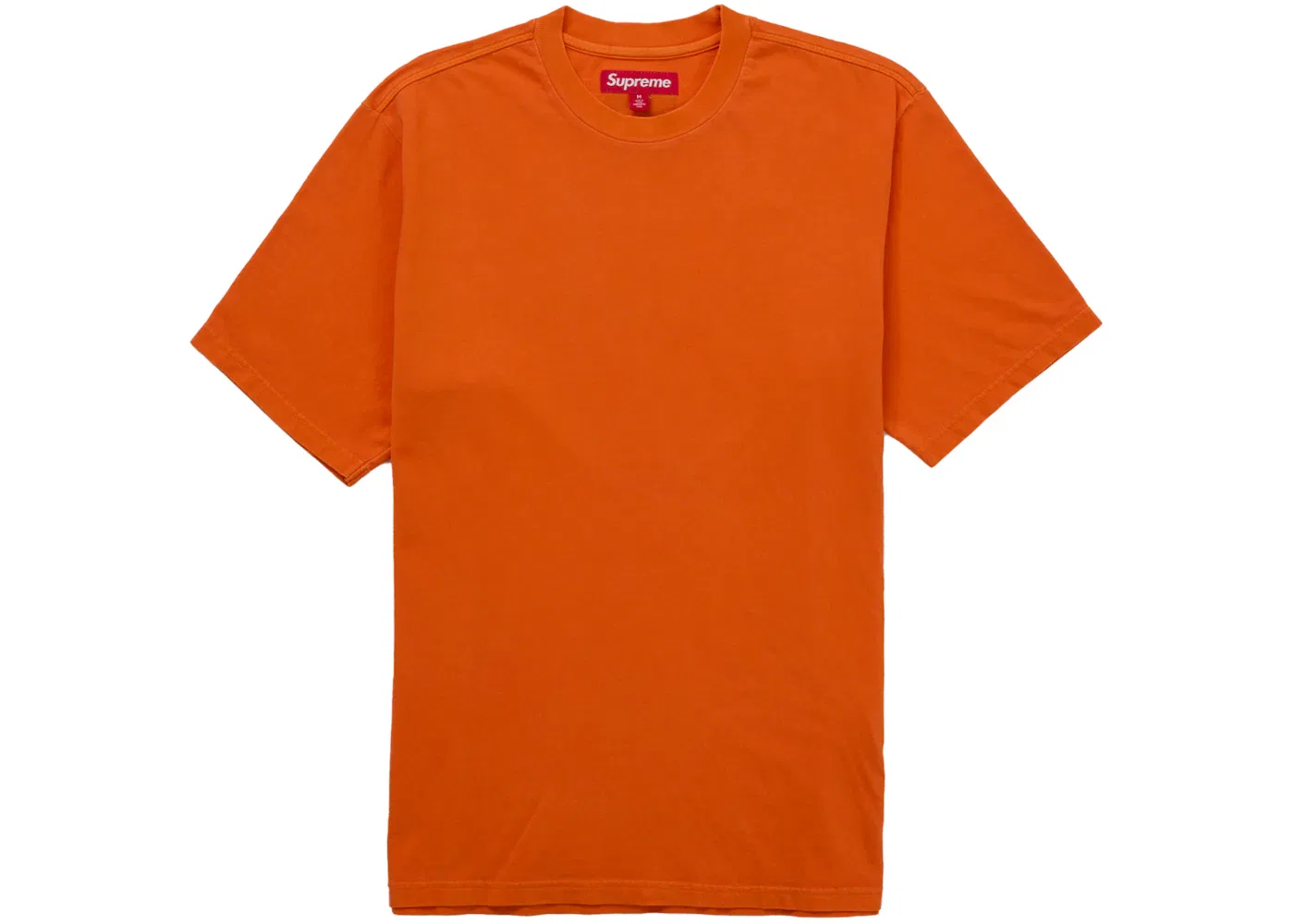 Мужская футболка с принтом Rhinestone Script Supreme, Orange — фото 2