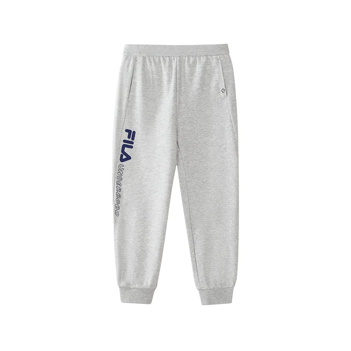 Спортивные штаны, утепленные, FILA KIDS, Silver Flower Gray
