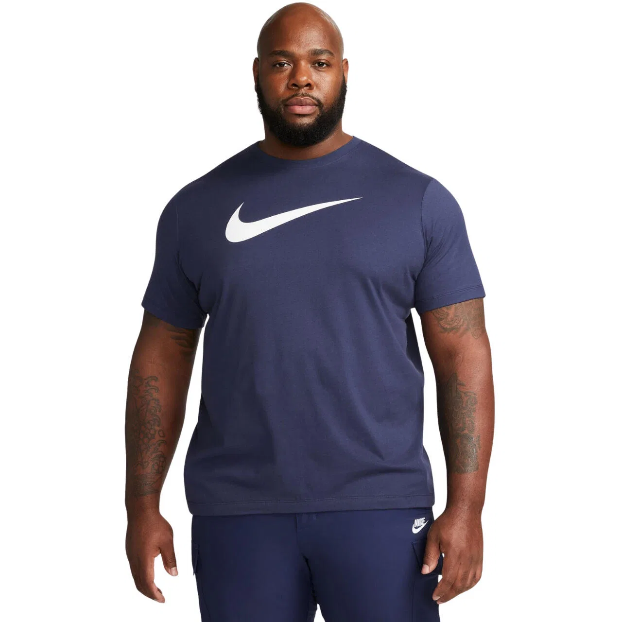 Мужская футболка с принтом Icon Swoosh Nike, Kosmosblau