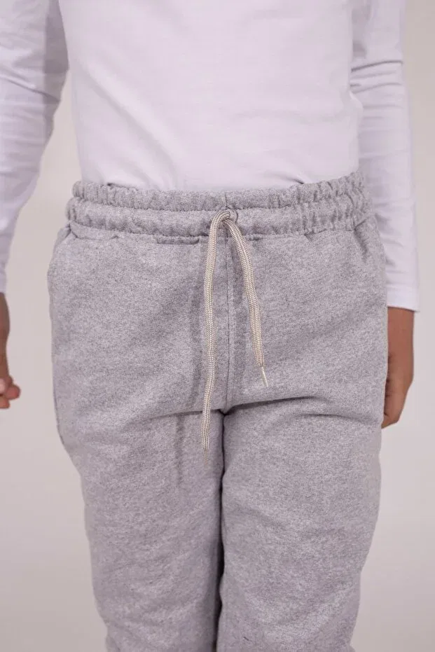 Детские спортивные штаны для мальчиков с принтом Han Elegant, Gray — фото 4
