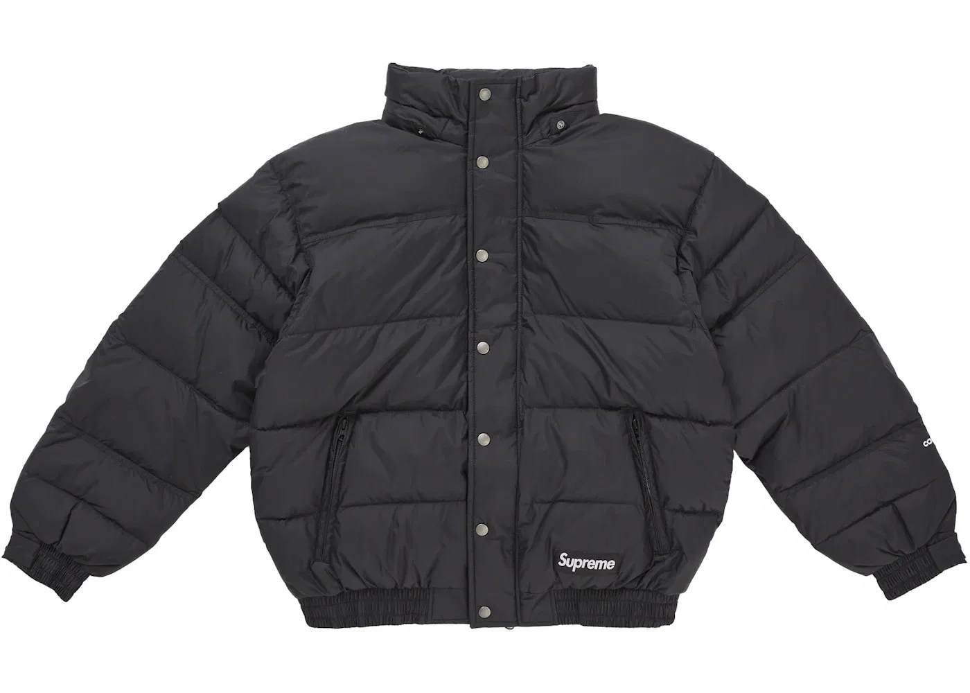 Мужская куртка-пуховик с капюшоном-маской Supreme Jacket, Black — фото 3