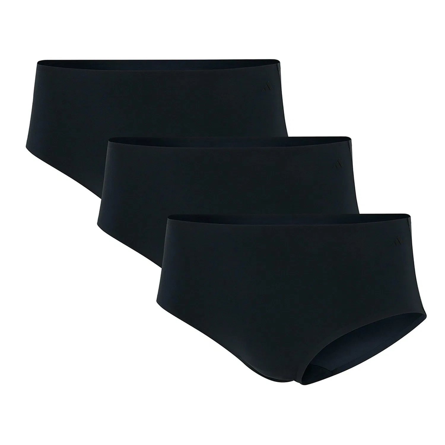 Женские спортивные трусы-слипы Adidas Stretch-Sport Active Light Flex Hipster 3P, Schwarz