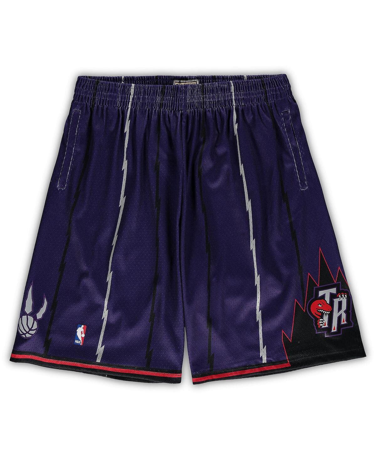 

Мужские шорты mitchell ness purple toronto raptors big tall hardwood classics team swingman Mitchell & Ness, фиолетовый