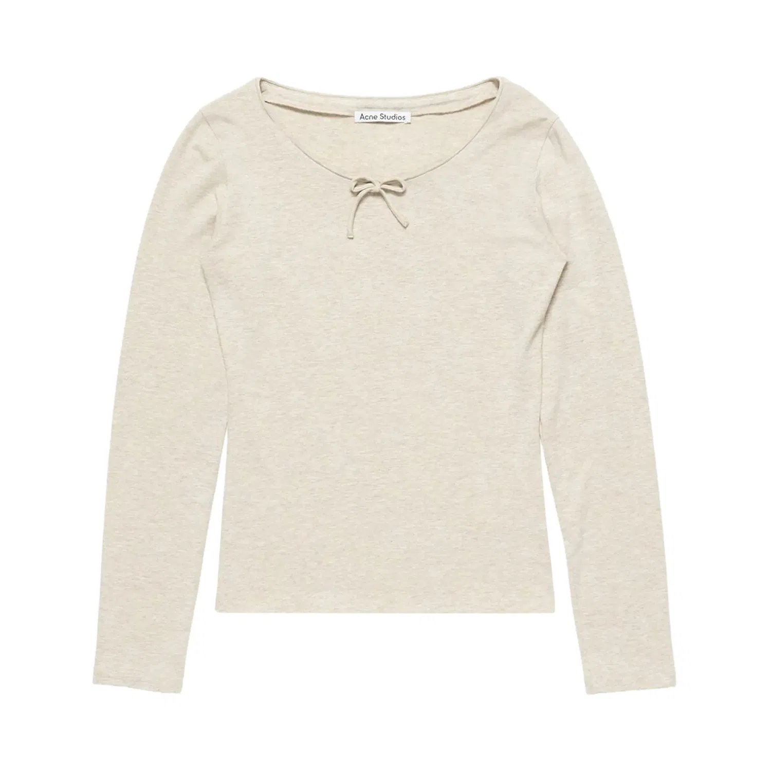 Лонгслив Acne Studios Soft Light, коричневый