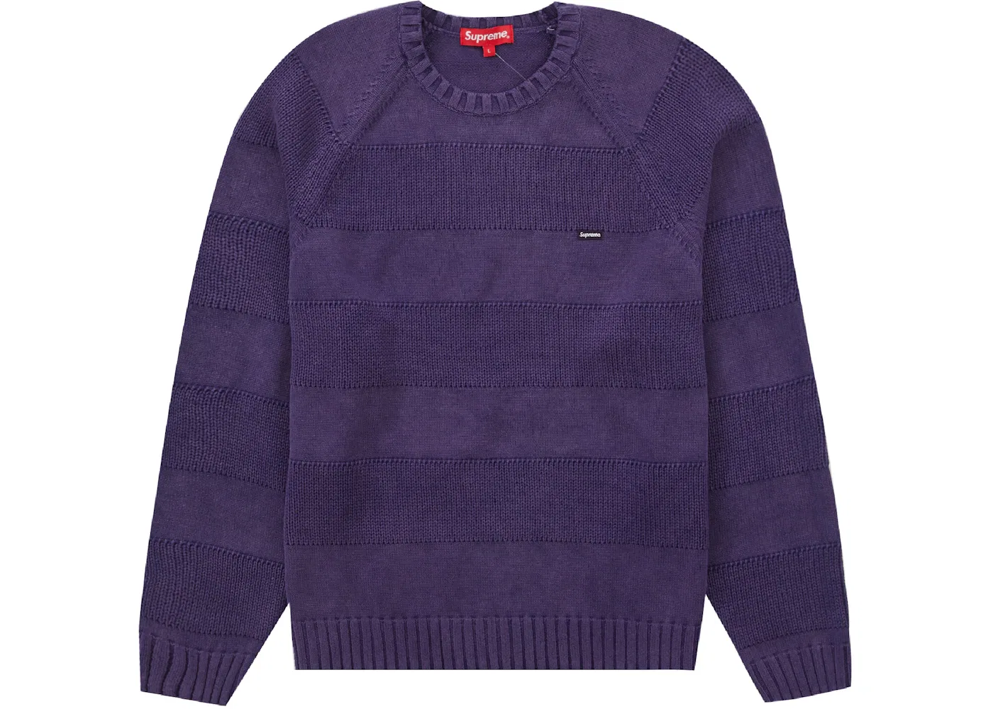 Мужской свитер с полосками Supreme, Purple