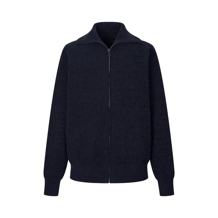 Детский свитер с воротником-стойкой Nice Rice, Navy Blue