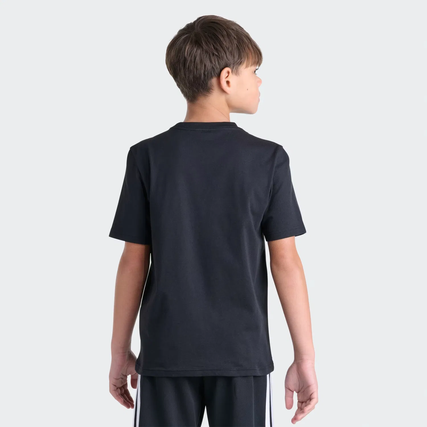 Детская футболка с коротким рукавом с принтом Photoreal Baseball Glove Tee Adidas Sportswear, черный — фото 2