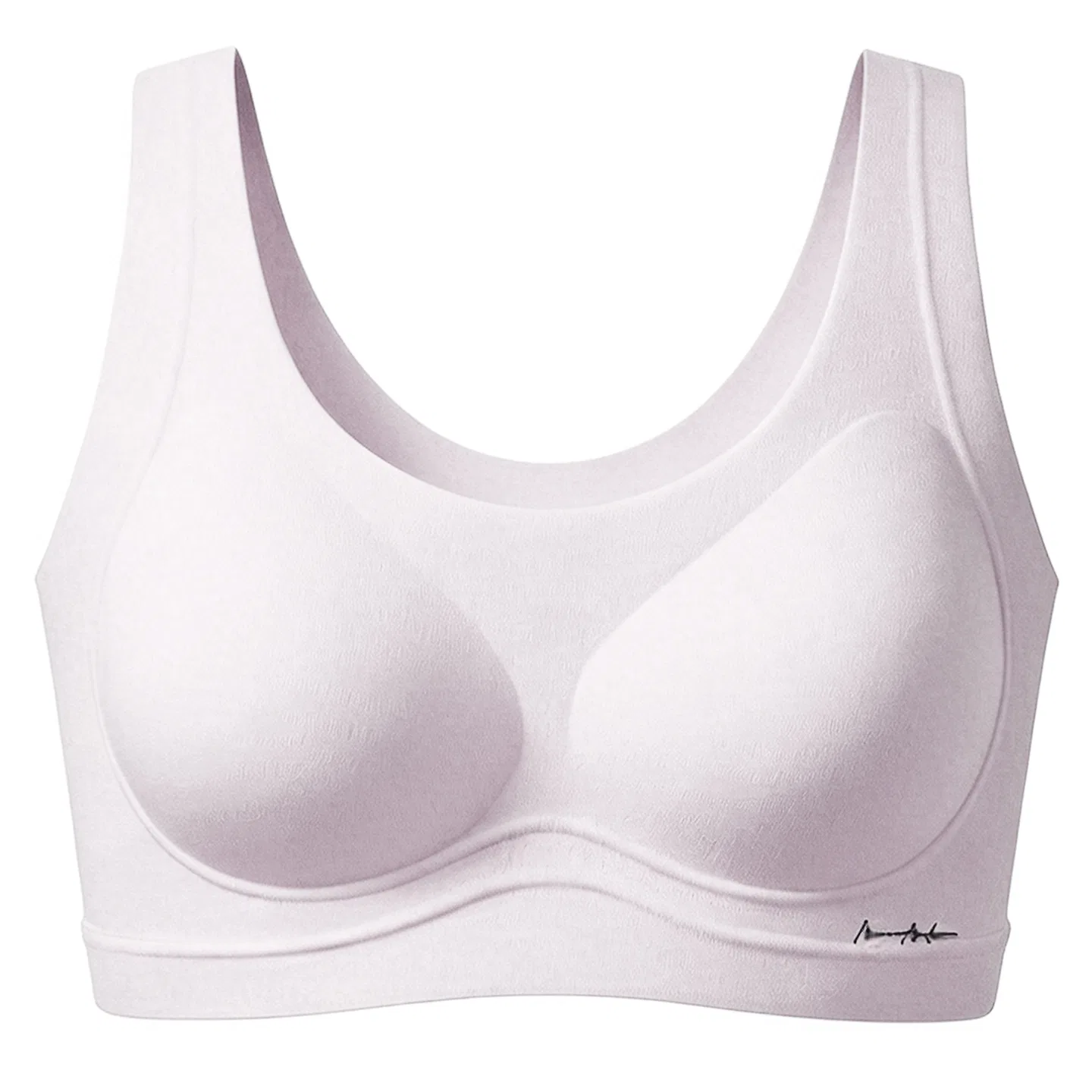 Детское белье для девочек Wire-free Jelly-supported Fixed Cup Sports Shockproof Comfortable Breathable Vest Style Thin Bra Red bean, Gray Purple