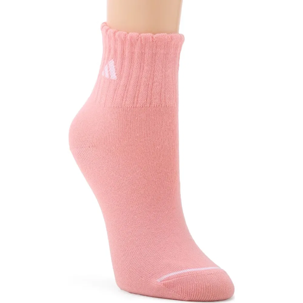 Детский набор из 6 спортивных модных носков длиной до щиколотки Adidas, Pastel Assorted — фото 4