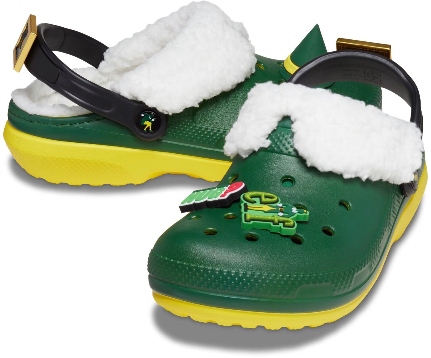 Сабо Crocs Classic x Elf, зеленый