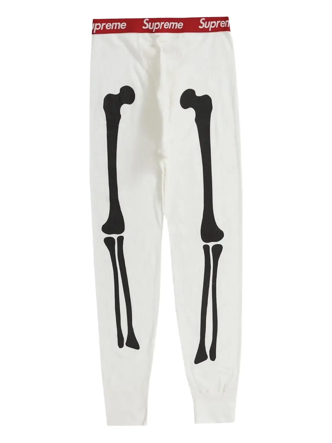 Тайтсы Bones FW 24 - White из коллаборации с Hanes Supreme, белый