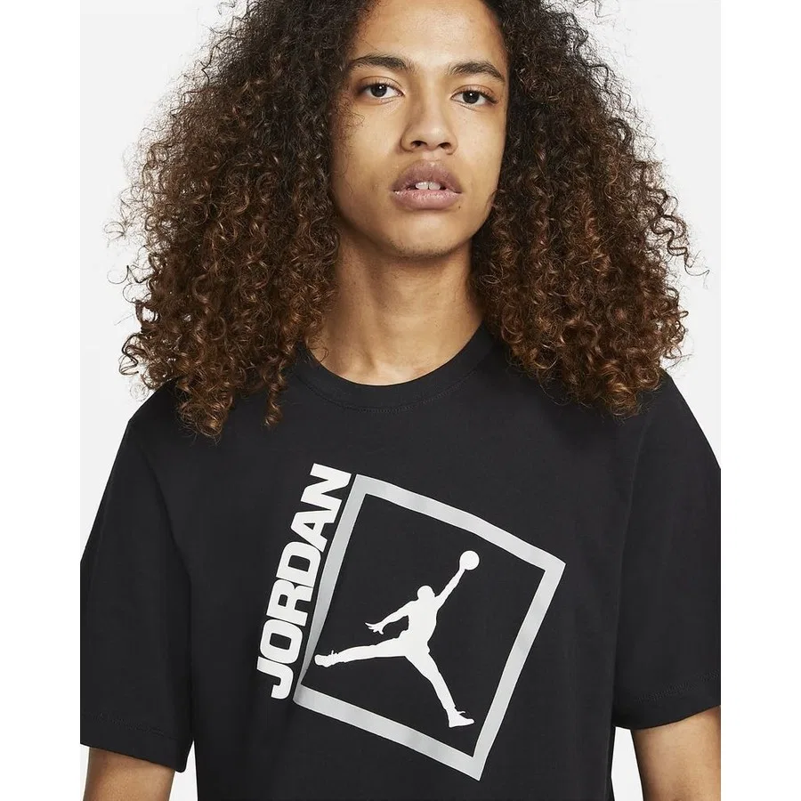 Мужская футболка Jordan Jumpman Box Nike, Черный — фото 3