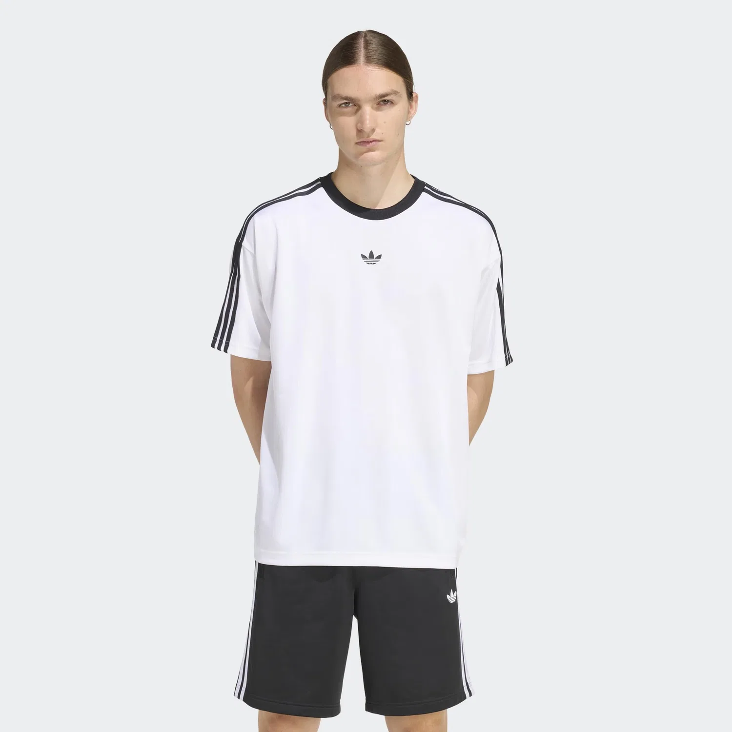 Мужская футболка джерси с принтом Adidas Originals, White