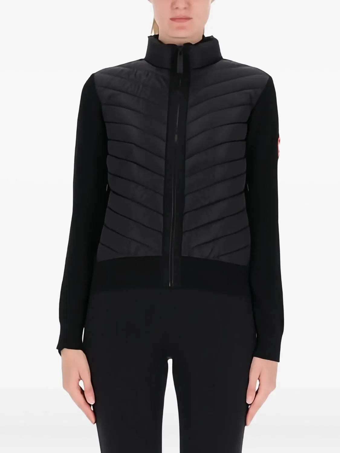 Куртка с отстрочкой Canada Goose, черный