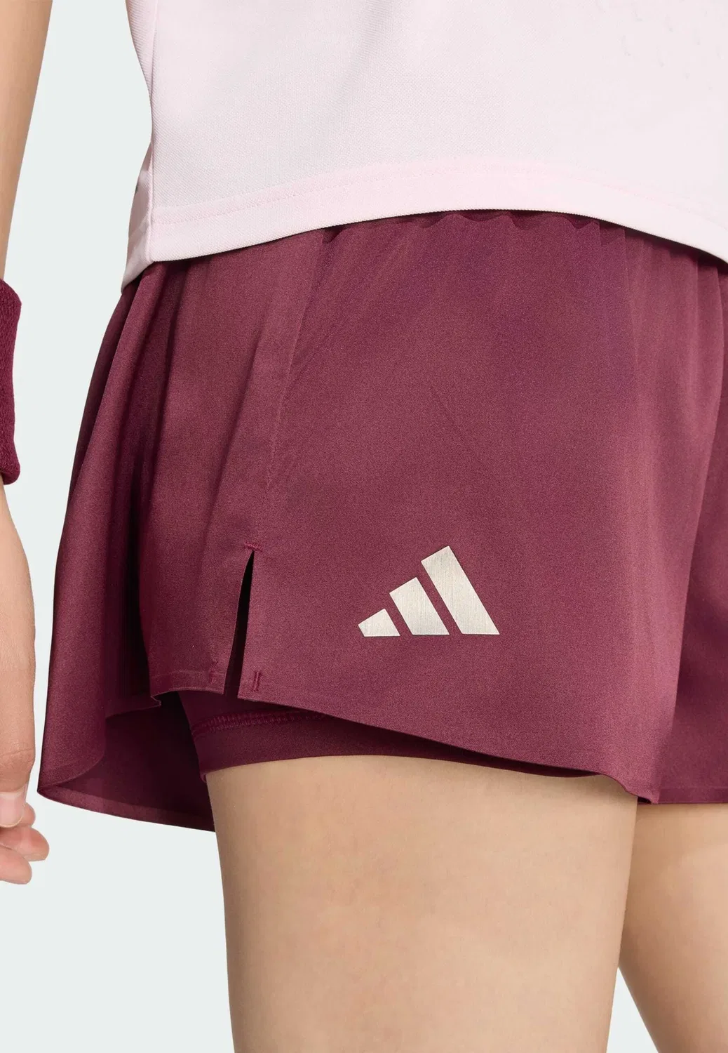 Шорты для спорта - спортивные шорты Adidas Performance, Maroon — фото 3