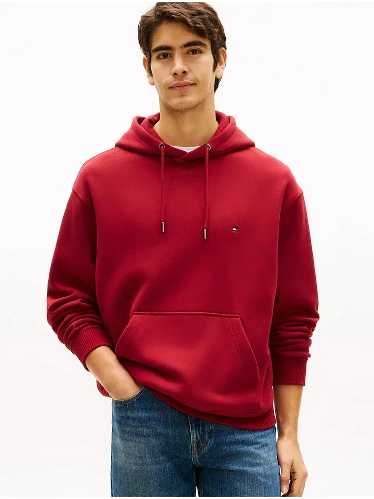 Футболка длинным рукавом с флагом, Hoody TOMMY HILFIGER, Red