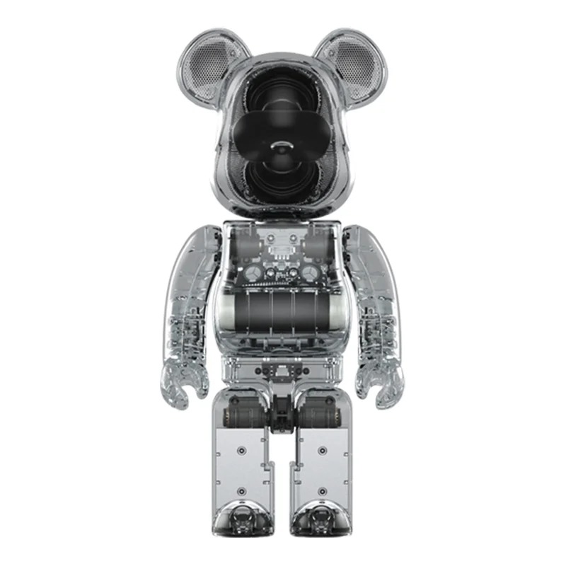 

Виниловая фигурка Be@rbrick Rinaro Audio Portable Speaker Smoke 30 см, прозрачный