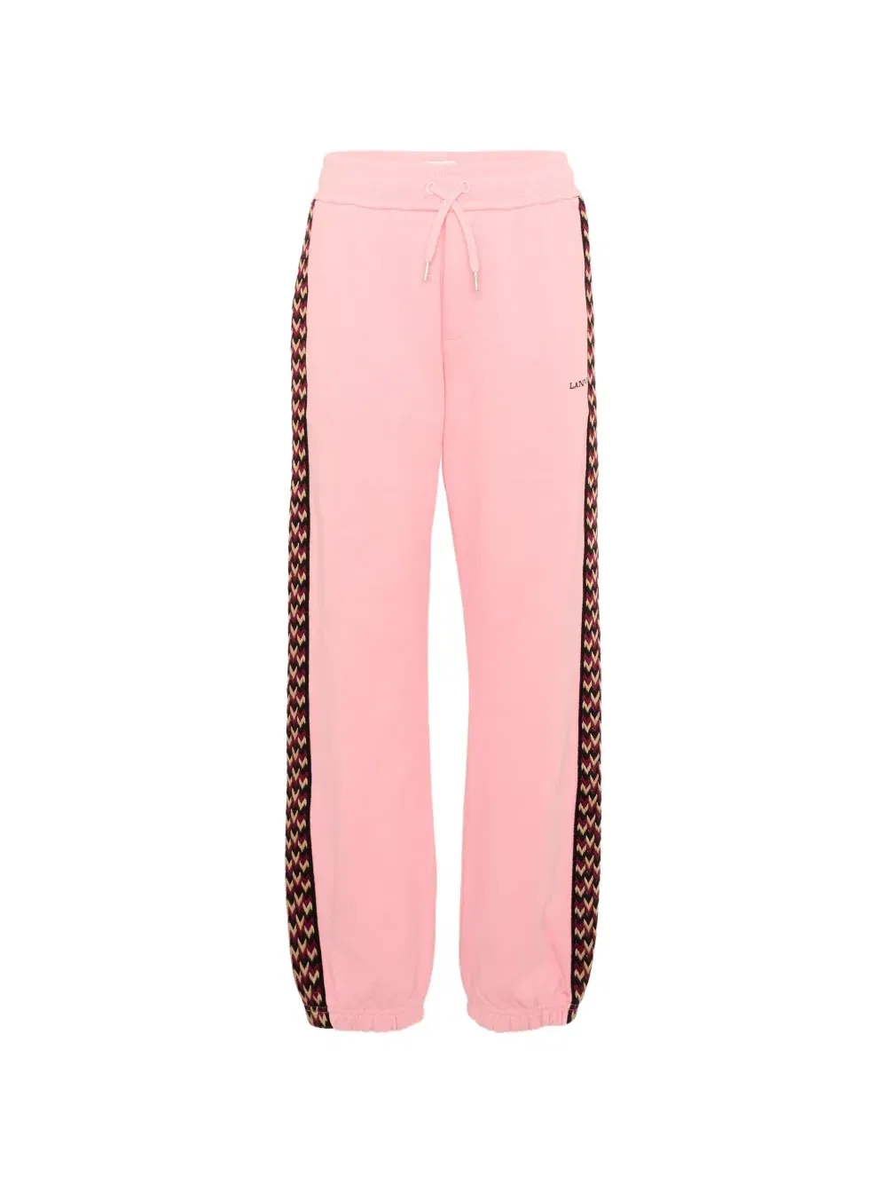 Штаны для бега с боковыми полосками Lanvin Enfant, розовый
