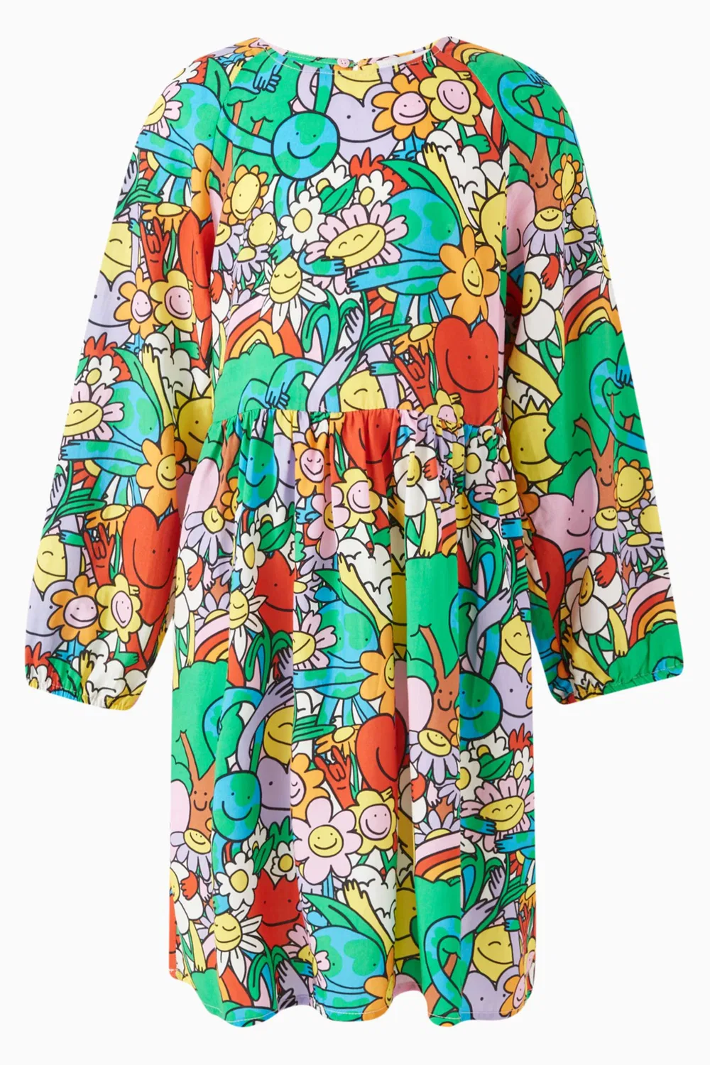 Платье с принтом Friendly Characters Stella McCartney