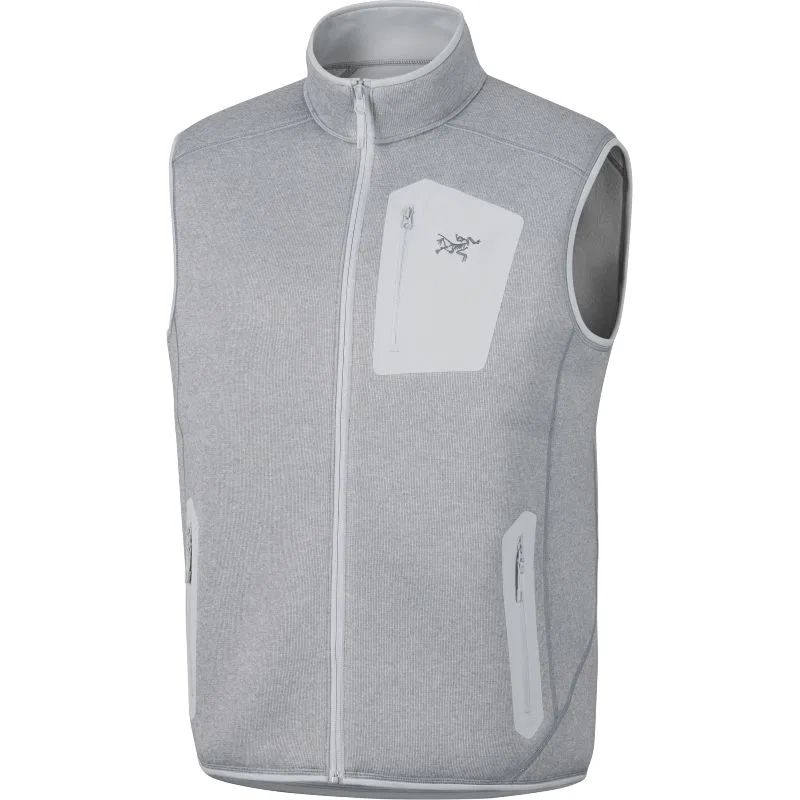 Мужская майка с воротником-стойкой COVERT Tank Arcteryx, Solitude Gray/Solitude Heather