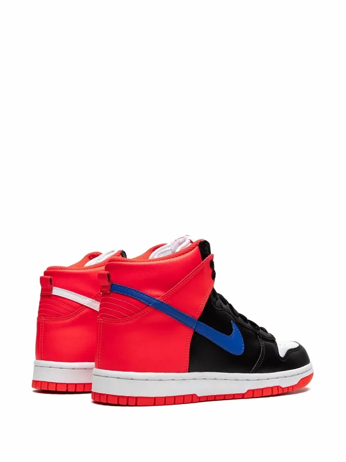 Детские кроссовки Dunk High с перфорацией Nike, Crimson Royal — фото 3