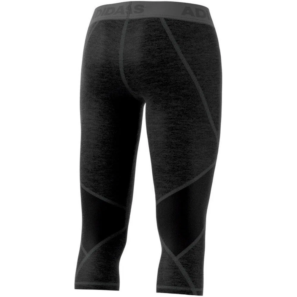 Женские леггинсы 3/4 с компрессией Alphaskin Sport Adidas, Grau — фото 3