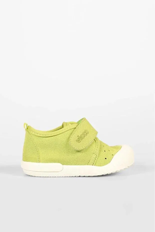 Детские ортопедические туфли на липучке Anka ii first step daily orthopedic shoes Vicco, Green — фото 2