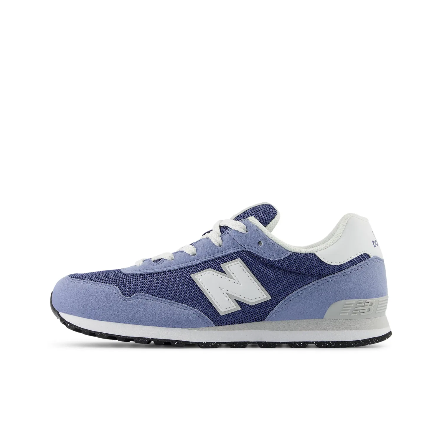Детские кроссовки для девочек с липучкой New Balance 515, Heather Navy — фото 2