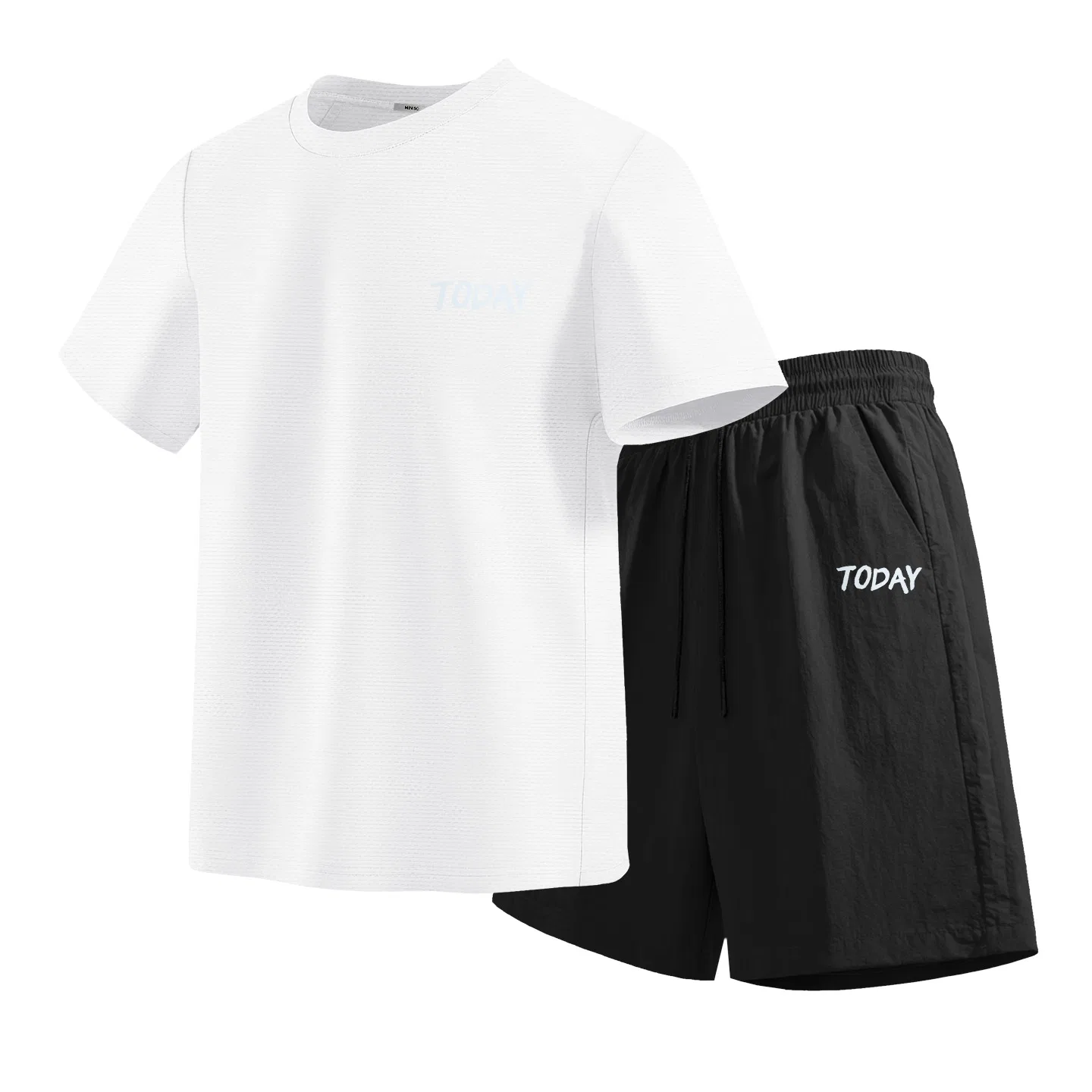 Детский комплект спортивной одежды из двух предметов MINISO, Light Gray Black — фото 4