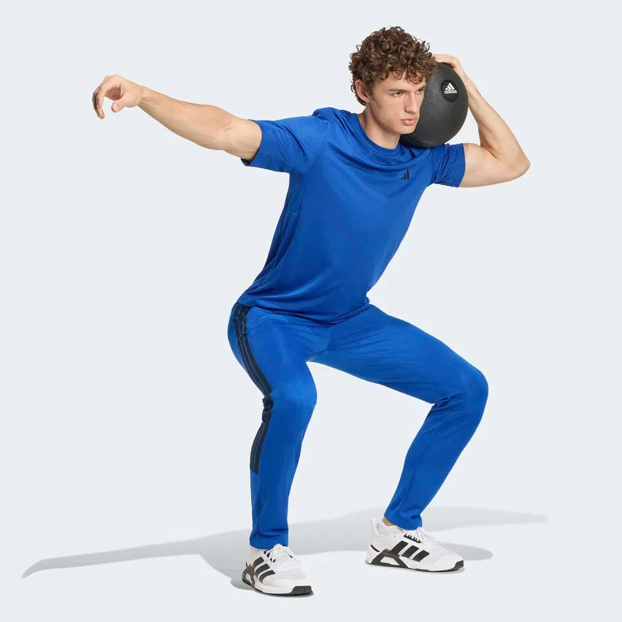 Спортивные шорты ADIDAS PERFORMANCE Regular Workout Pants 'WE Allset' синего цвета — фото 3