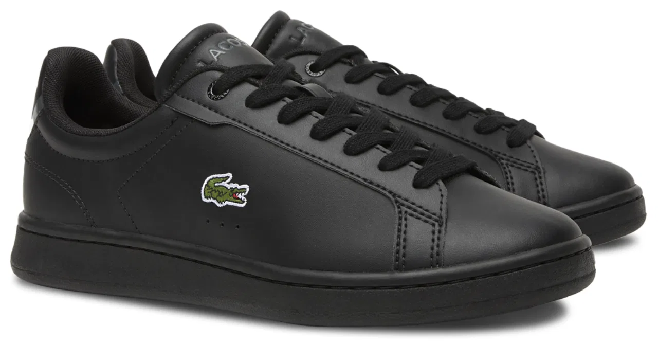 Детские кроссовки для мальчиков с принтом Carnaby Pro BL Lacoste, Oxford Black — фото 2
